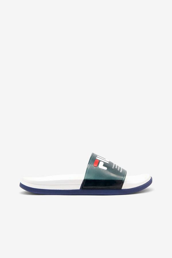 Chanclas Fila Mujer Azul Marino / Blancas / Azul Marino - Drifter Luxe Clear - España 264751MJY